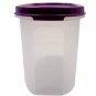 Tupperware Modular Mates MM Oval II 1.1L (2) Purple Food Storage Containers Set