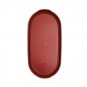 Tupperware Modular Mates Oval Replacement Top Lid Seal #1616 Dark Red Set of 4