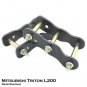 2" Rear Extended Lift Up GREASABLE Shackle Fit For Mitsubishi Triton L200 05-15