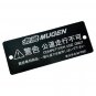 Mugen Aluminum Laser Engraving Emblem Competition JDM PLATE FREE SHIPPING