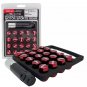 17 HEX RAVS Racing Red 32mm Steel Wheel Lug Nuts M12x1.5 20pcs/set FREE SHIPPING