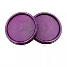 Tupperware Modular Mates MM Purple Dewberry Round Storage Container Lid (2) Set
