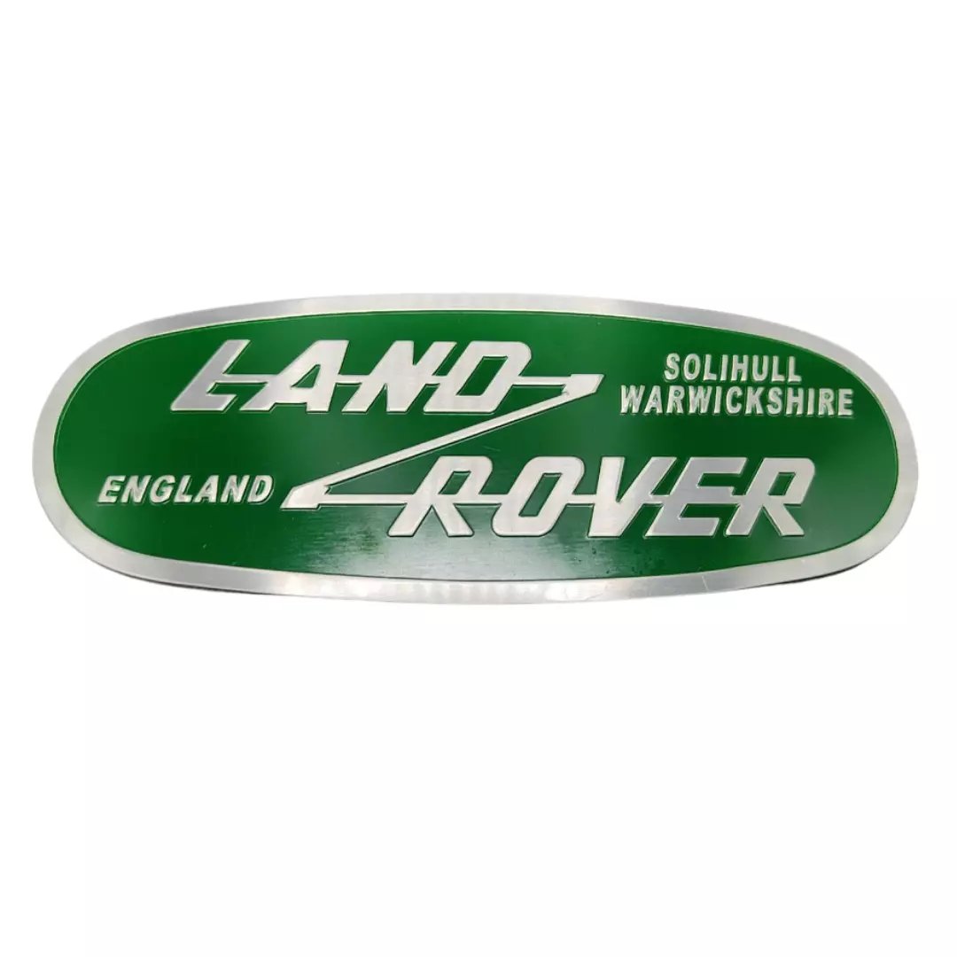 Land Rover Metal Emblem Defender Discovery GREEN Solihull Warwickshire 1pcs