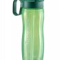 Tupperware Slim Eco Bottle 500ml 16.9oz With Straw & Handle Set Of 2 Bottles (Orange & Green)