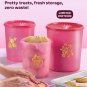 Tupperware Seashells Deco Canister Set with Gift Box