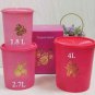 Tupperware Seashells Deco Canister Set with Gift Box