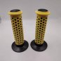 F1 Grips Dotted Yellow Old School BMX Bicycle Fuan Oakley SE GT Redline Haro