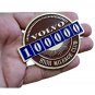 Volvo Mileage Grill Emblem 100k 200k 300k Metal 240 850 940 XC90 XC60 S40 V70
