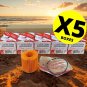 TOYOTA COROLLA PRIUS SCION IM XD OIL FILTER SET OF 5 GENUINE OEM 04152-YZZA6