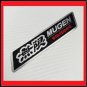 MUGEN Equipped Black Emblem Aluminium JDM Badge Original Size