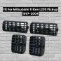Set of Air Conditioner A/C Air Vent Outlet Fit For Mitsubishi L200 Triton 97-04