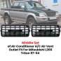 Middle Set of Air Conditioner Air Vent Outlet Fit Mitsubishi L200 Triton 97-04
