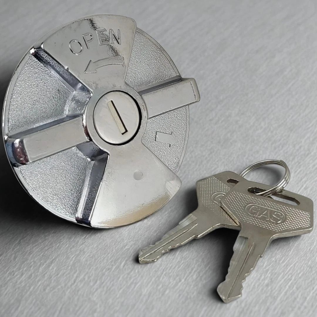 Gas Fuel Tank Cap + Key Lock For Toyota Land Cruiser 40 60 70 75 78 Hilux 88-04
