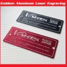 Varis Emblem Aluminum Laser Engraving Emblem JDM