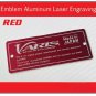 Varis Emblem Aluminum Laser Engraving Emblem JDM