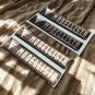 2PCS Modellista Epoxy Emblem Decal Sticker 5.5x1.2cm Japan Waterproof Badge