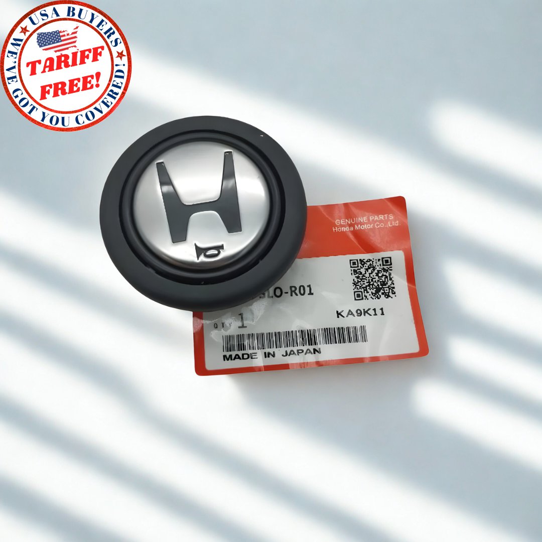 JDM Horn Button For Momo Steering Wheel For Honda Acura NSX EG6 EK9 DC2 Black