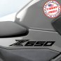 Black Motorcycle Superbike Sticker Decal Pack Waterproof for Kawasaki Z650