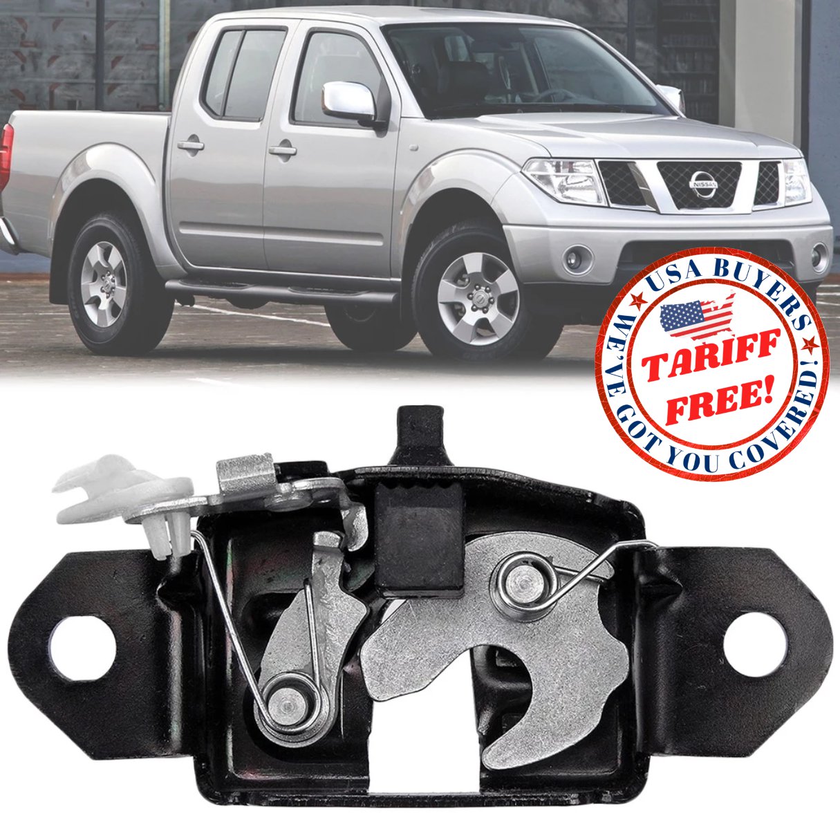 Rear Trunk Tailgate Door Lock Mechanism Fit For Nissan Navara Frontier D40 05-21