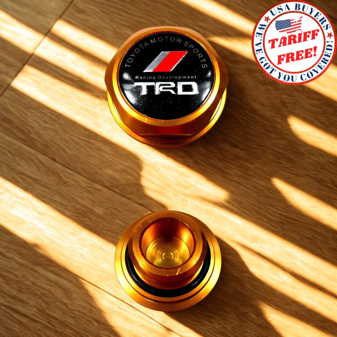 Gold JDM Engine Oil Filler Cap for Toyota Levin Corolla MR2 Yaris Supra 3JZ