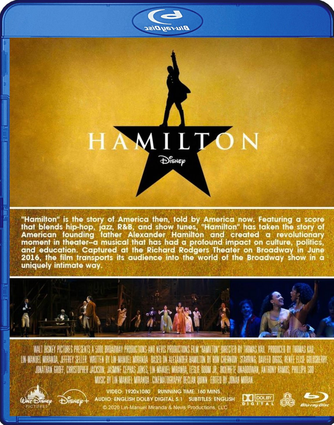 hamilton the musical dvd release date