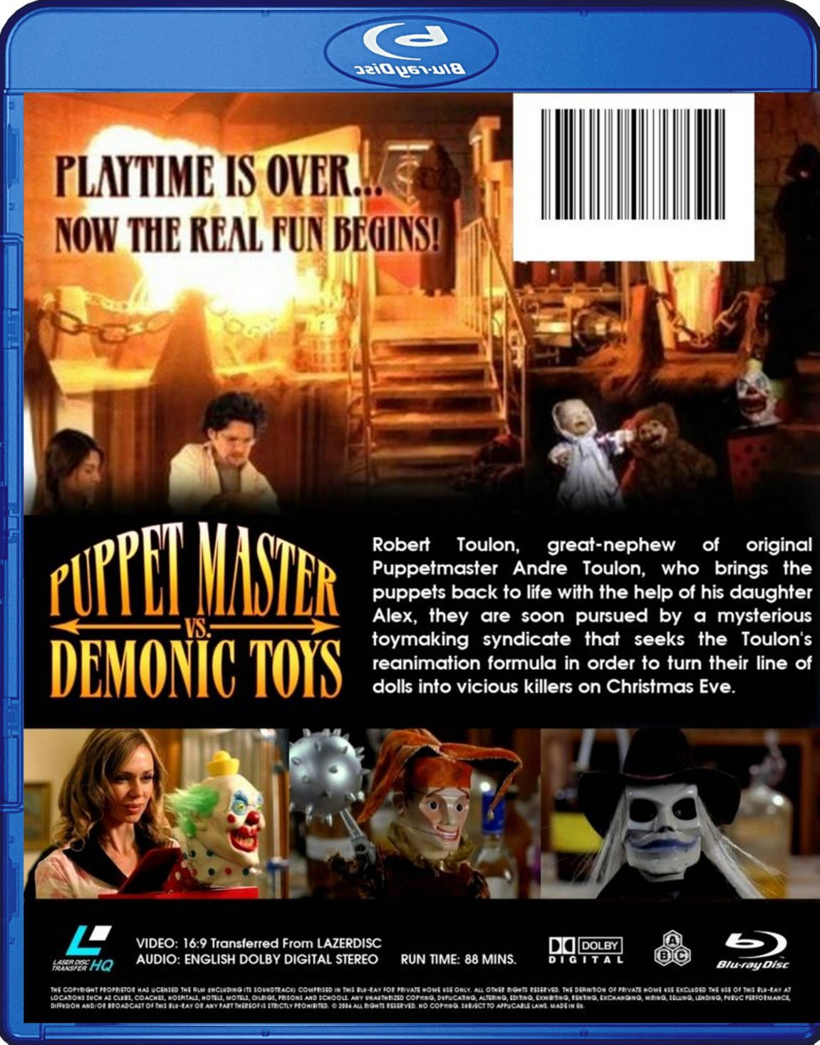 Puppet Master Vs. Demonic Toys [Bluray] (2004) Transferred from