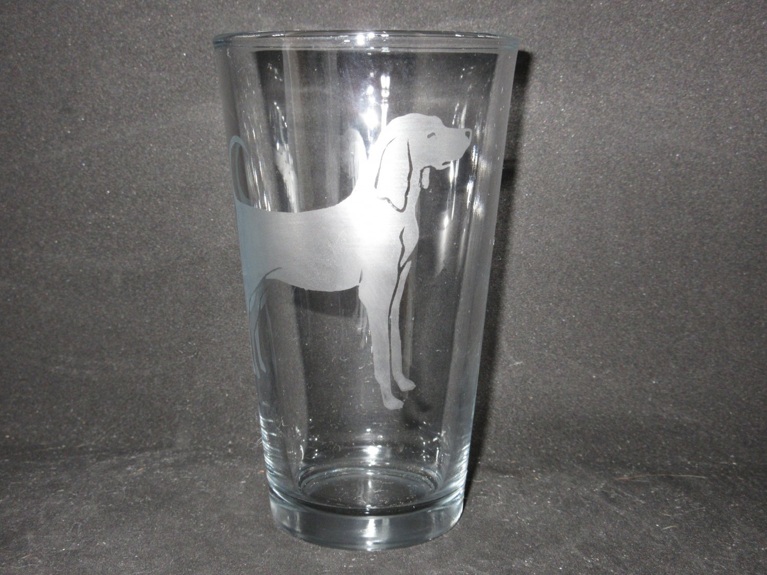 NEW ETCHED PLOTT 13 OZ DRINKING GLASS TUMBLER