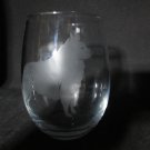 NEW ETCHED SCHIPPERKE 12 OZ STEMLESS WINE GLASS TUMBLER