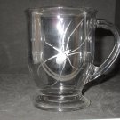 NEW ETCHED SPIDER GLASS COFFEE HOT CHOCOLATE MUG