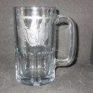 NEW ETCHED SLOTH GLASS ROOT BEER MUG
