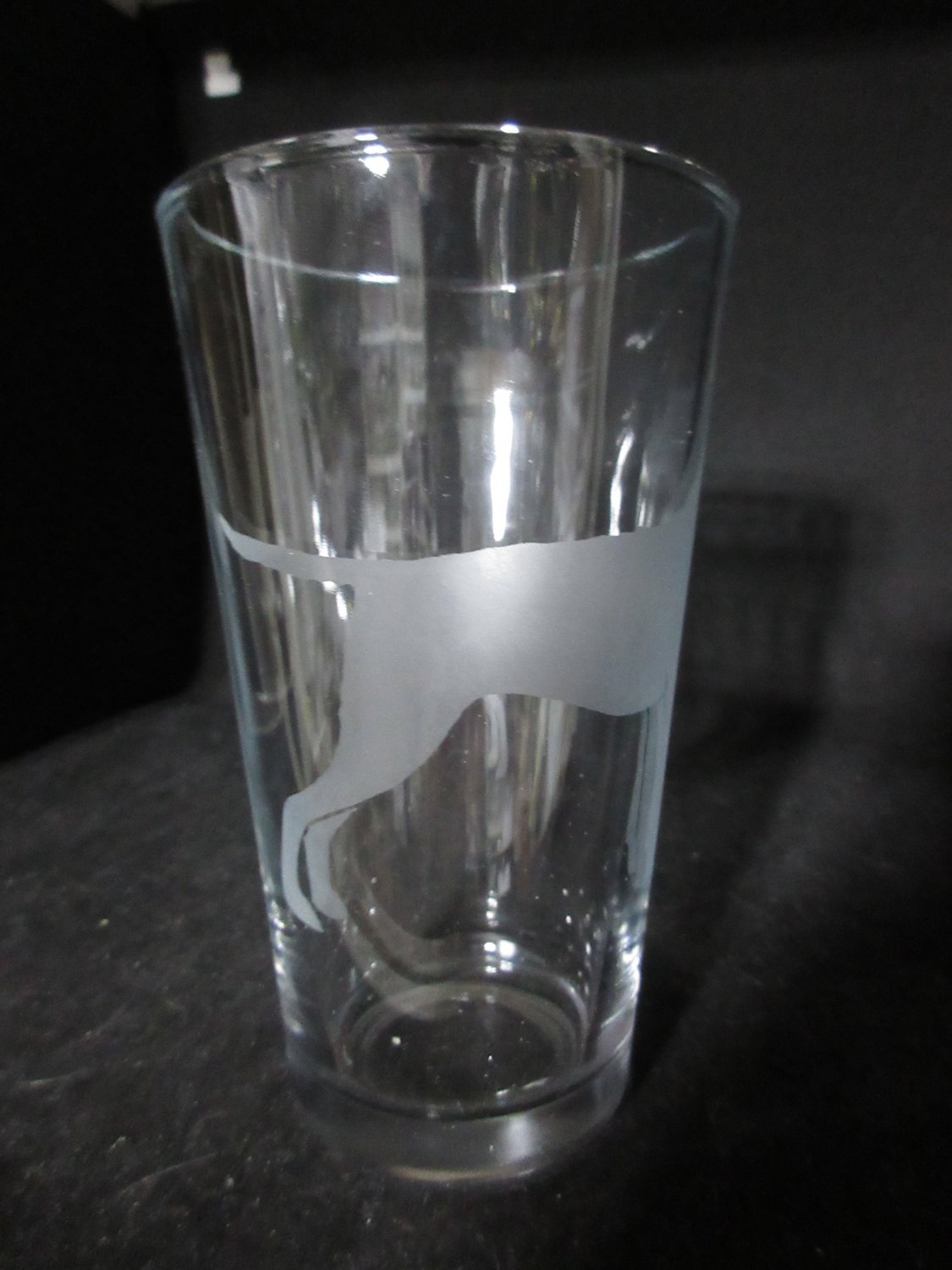 NEW ETCHED WIREHAIRED VIZSLA 13 OZ DRINKING GLASS TUMBLER
