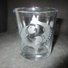 NEW ETCHED ZODIAC PISCES FISH 10 OZ DRINKING ROCKS GLASS TUMBLER