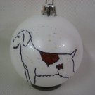 NEW HANDPAINTED GERMAN WIREHAIRED POINTER UNBREAKABLE CHRISTMAS BALL ORNAMENT