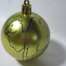 NEW HANDPAINTED BACTRIAN CAMEL UNBREAKABLE CHRISTMAS BALL ORNAMENT