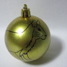 NEW HANDPAINTED CAVY UNBREAKABLE CHRISTMAS BALL ORNAMENT