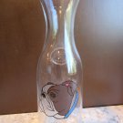 NEW HAND PAINTED BULLDOG GLASS WINE WATER CARAFE