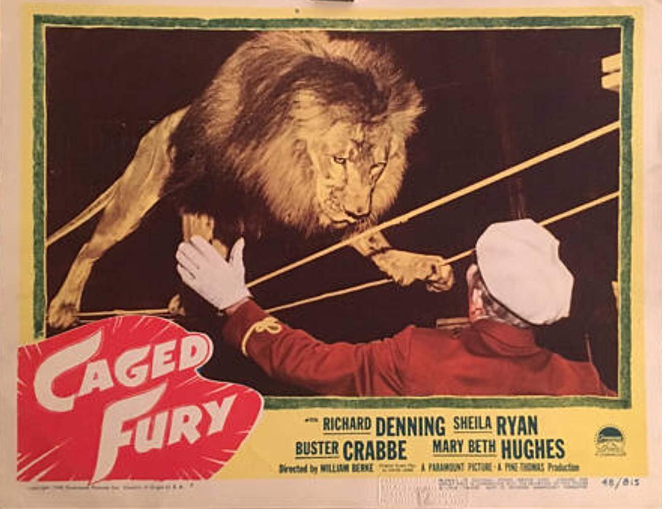 CAGED FURY 1948 RARE CRIME FILM ON DVD UNCUT