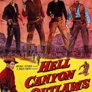 HELL CANYON OUTLAWS  1957 RARE WESTERN DALE ROBERTSON STARS
