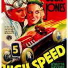 HIGH SPEED 1932 RARE BUCK JONES NON -WESTERN ON DVD-R