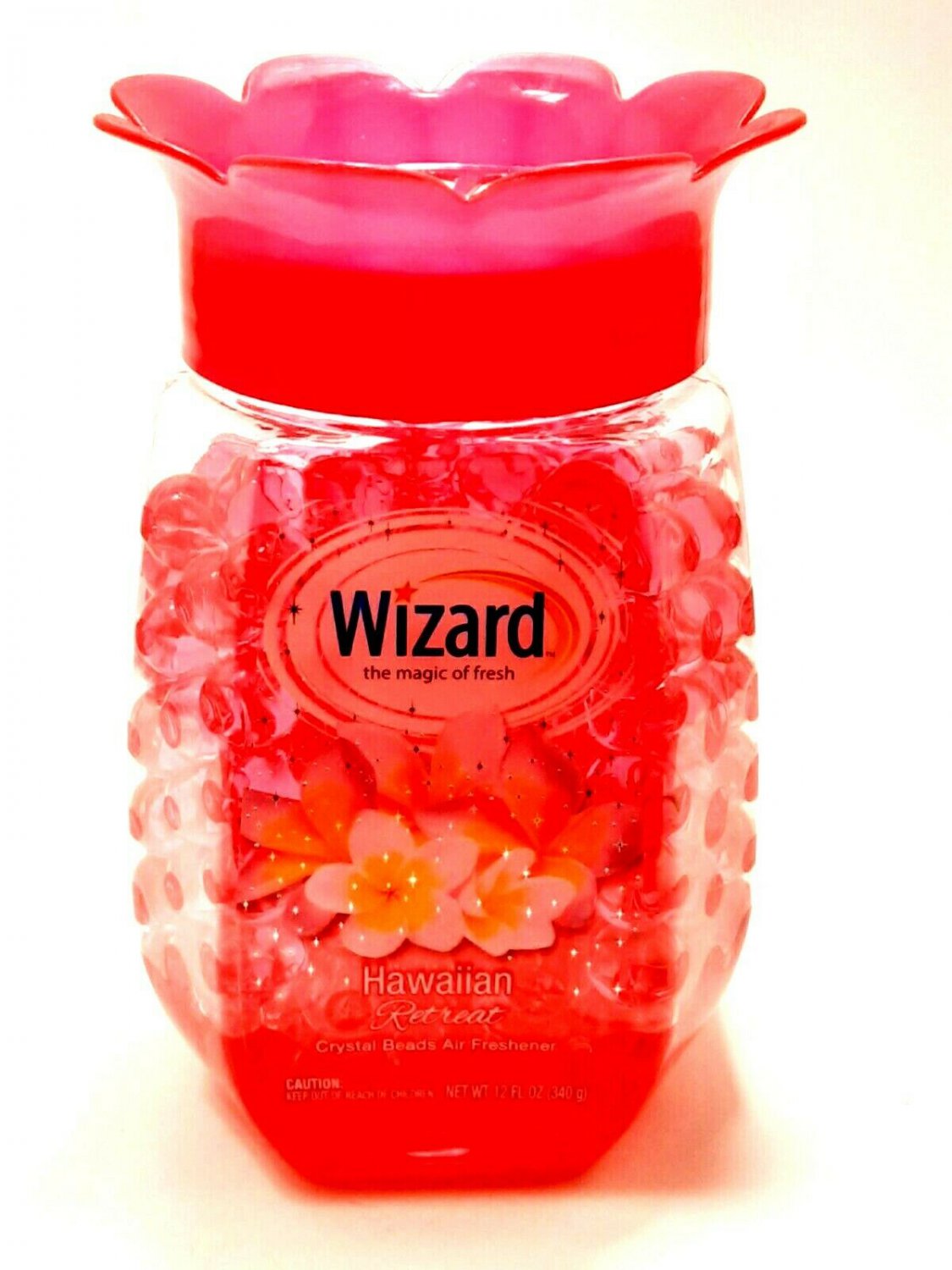 Wizard Crystal Beads Air Freshener Hawaiian Retreat Scent Each 12 oz