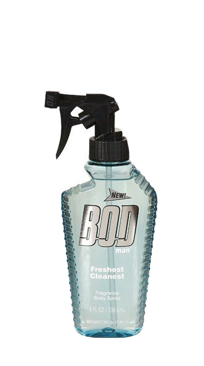 Bodman Freshest Cleanest By Parfums De Coeur Fragrance Body Spray 8 Oz