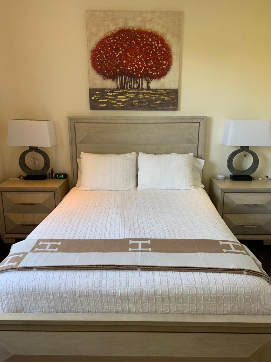 Cashmere Monogram H Home Decor Blankets & Throw Blankets