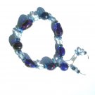 Blue Caramic Bracelete