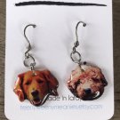 Custom Earrings - 2 Photos - One for each ear - Dangle Earrings Custom Earrings - 2 Photos - One for each ear - Dangle Earrings