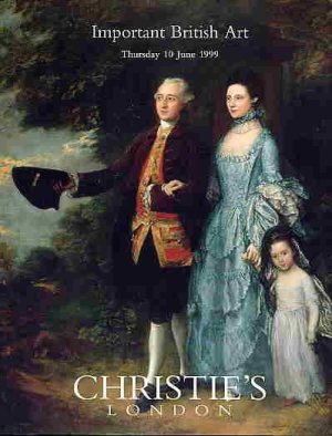 British ART BOOK Chrisite's SANDBY van Dyck Millais Gainsborough ENGLAND