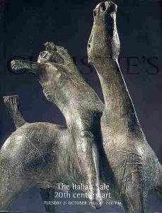 Modern Italian ART BOOK Christies BOETTI Rotella MERZ Carra de Chirico FONTANA Mimmo Paladino ITALY
