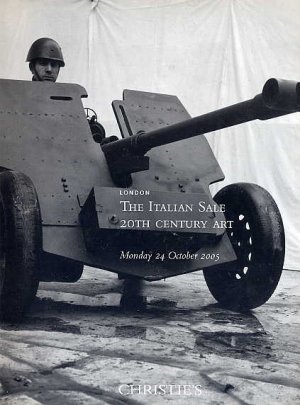Modern Italian ART BOOK Christie's CHIA Marini FONTANA de Chirico MERZ Paladino Pomodoro ITALY
