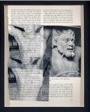 The Initiator ORIGINAL ART Gay Coloured Found Object Photography  Male Nudes