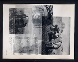 Running Fight ORIGINAL ART Found Object Photography Forest Park St. Louis Millet