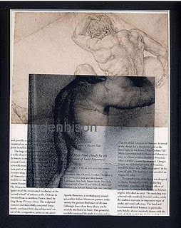 Original Art SENTIMENTAL AND CURIOUS Photography Gay Colour Found Object  Male Nude